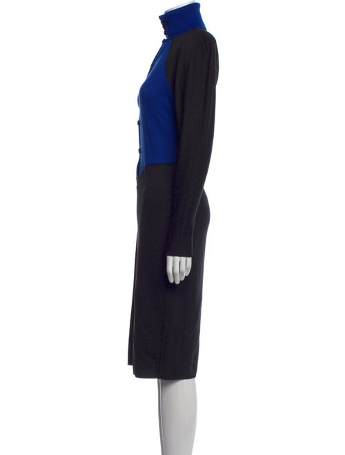 Emanuel Ungaro Turtleneck Midi Length Dress