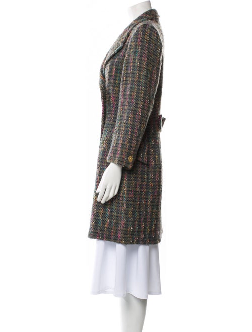 Emanuel Ungaro Wool Plaid Print Evening Jacket