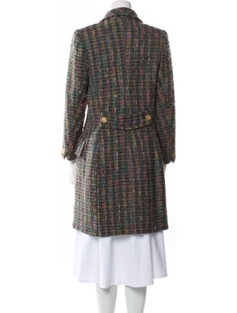Emanuel Ungaro Wool Plaid Print Evening Jacket