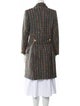 Emanuel Ungaro Wool Plaid Print Evening Jacket