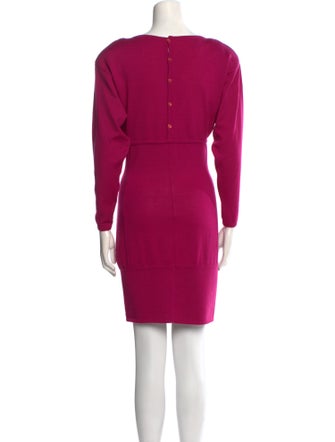 Emanuel Ungaro Virgin Wool Mini Dress