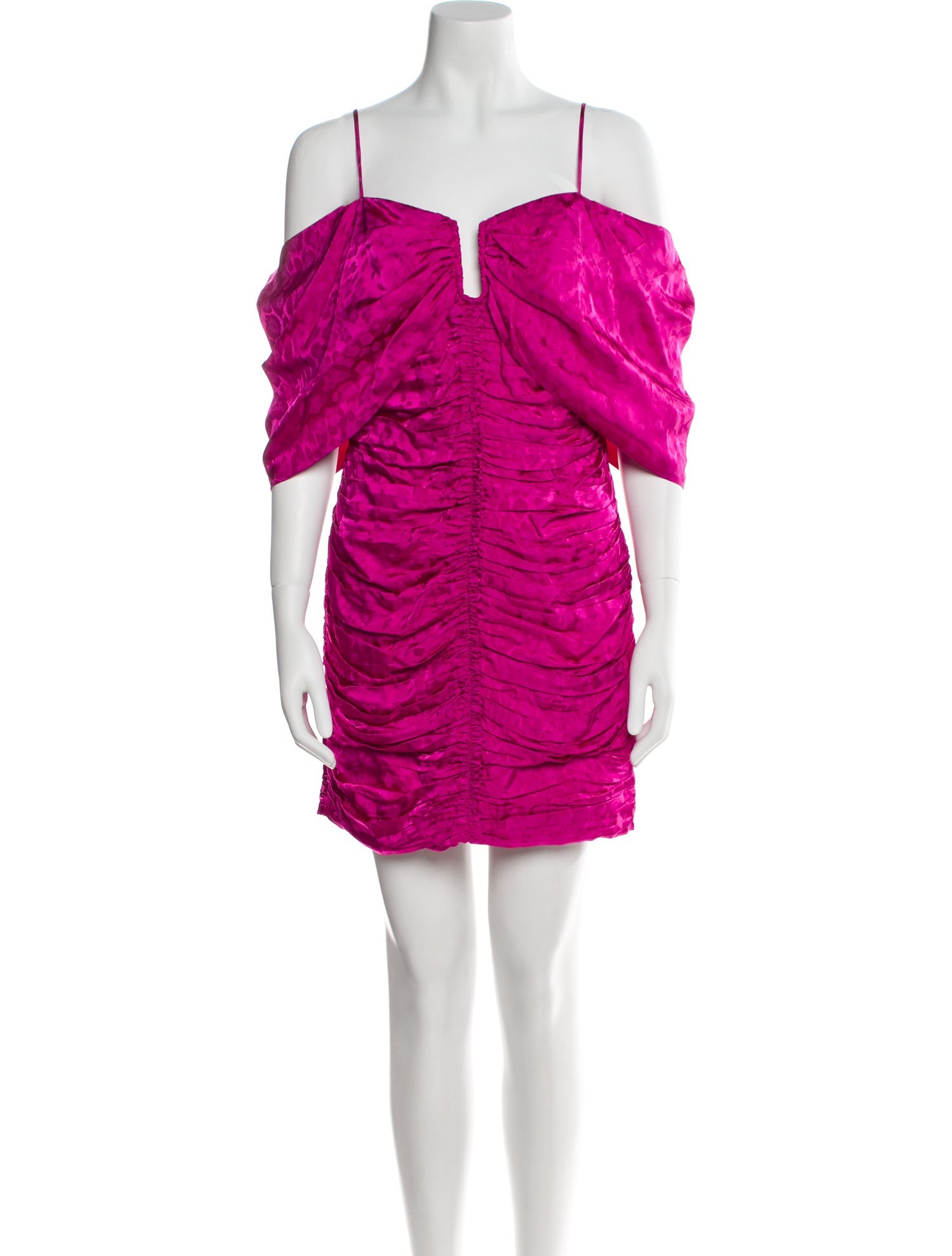 Emanuel Ungaro Off-The-Shoulder Mini Dress