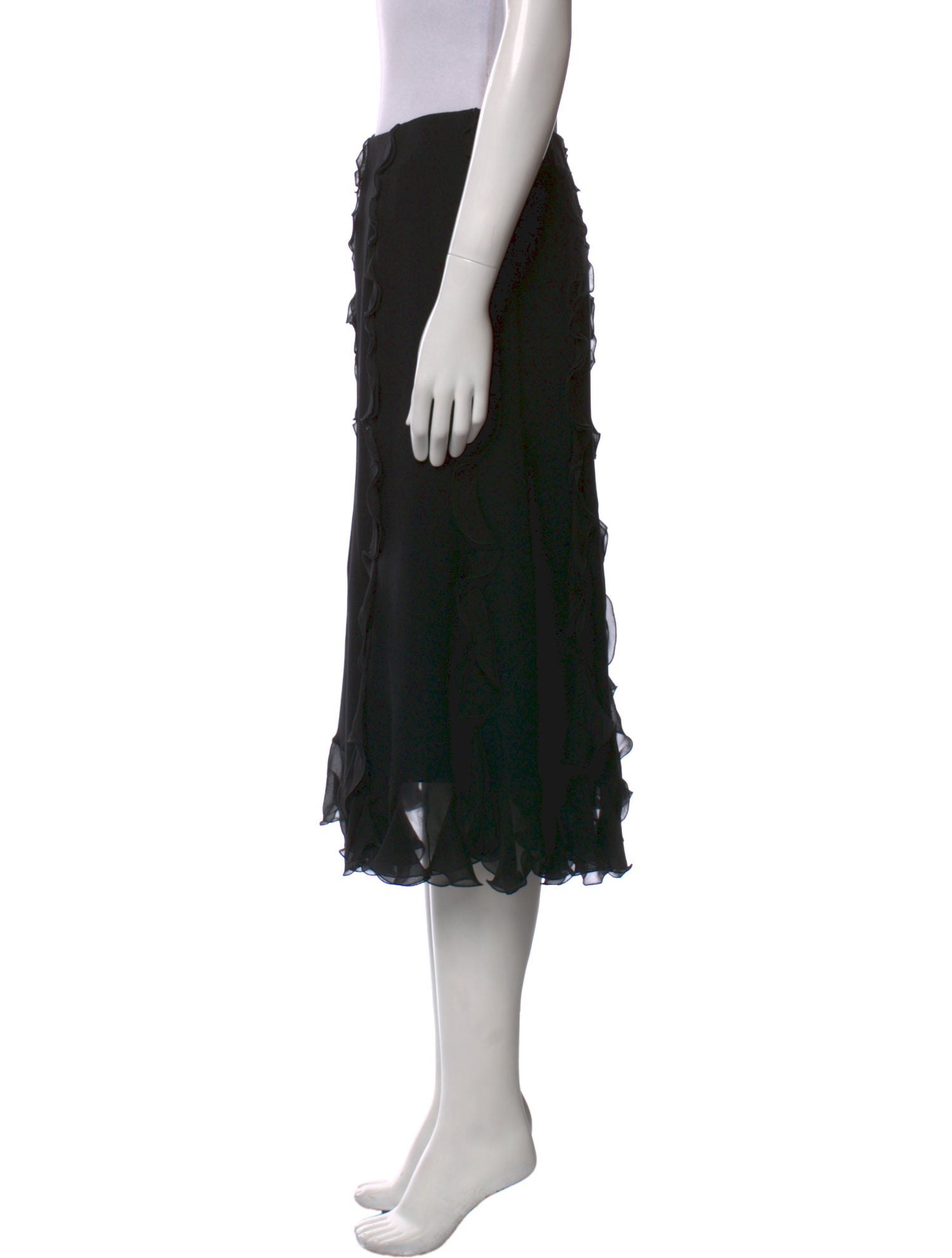 Emanuel Ungaro Silk Knee-Length Skirt