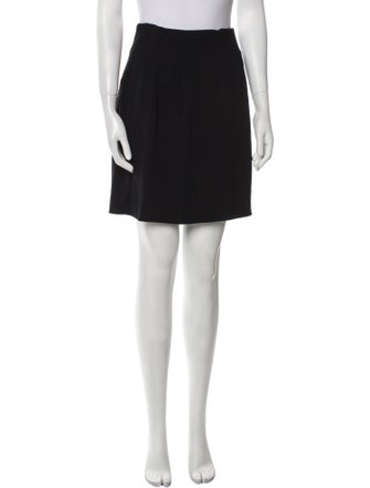Emanuel Ungaro Pleated Accents Mini Skirt