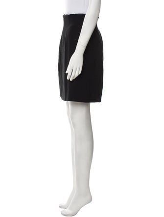 Emanuel Ungaro Pleated Accents Mini Skirt