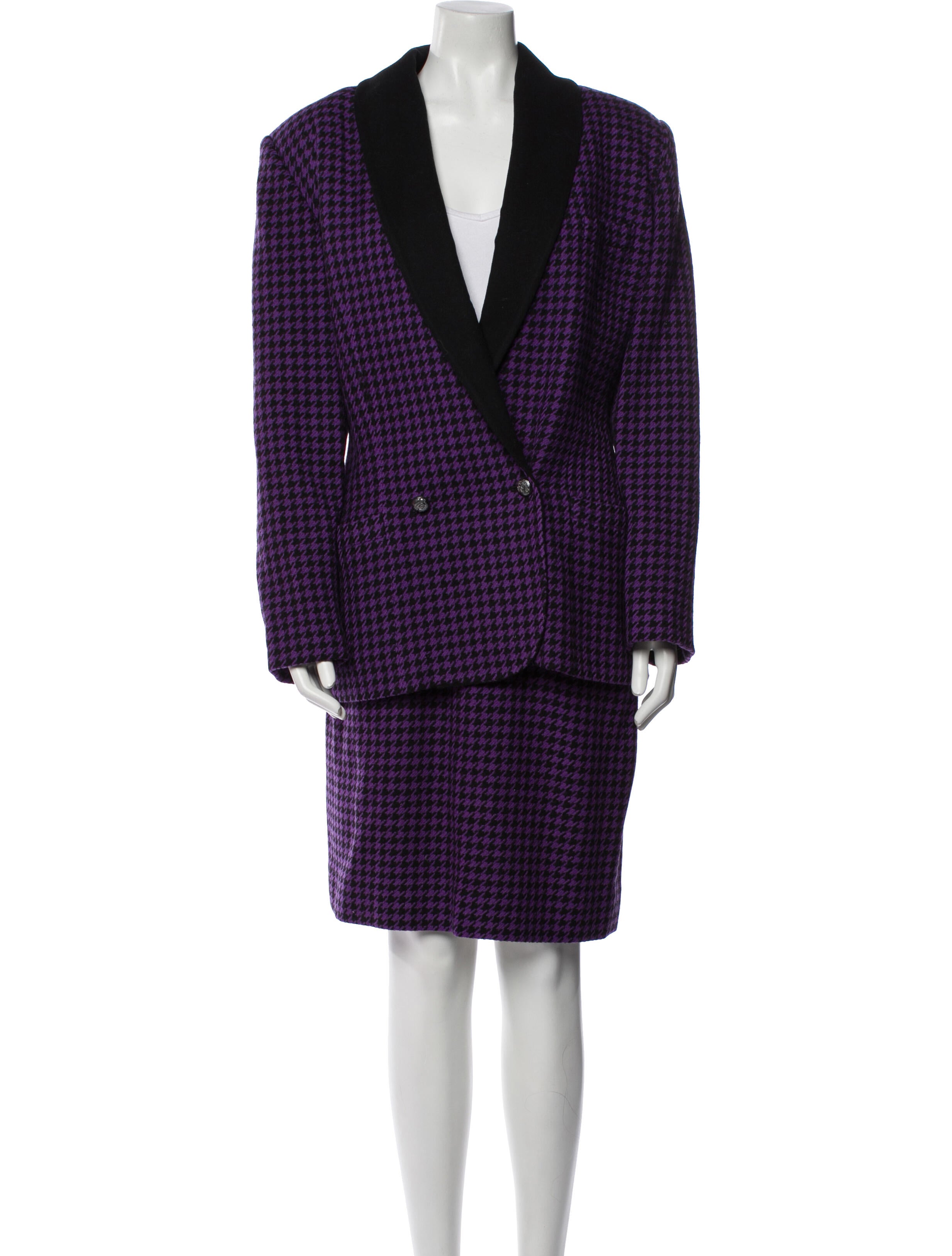 Emanuel Ungaro Vintage 1990's Skirt Suit