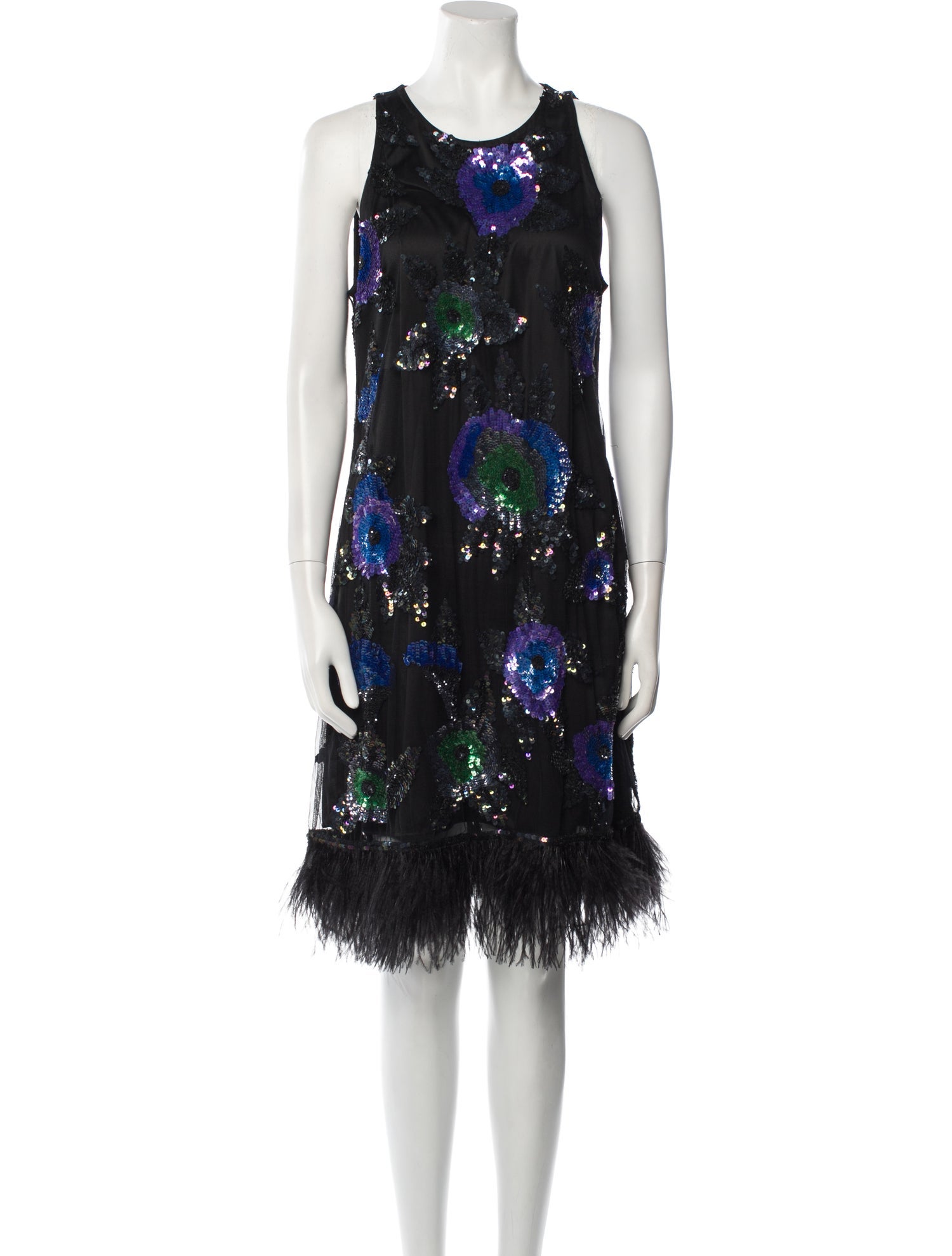 Emanuel Ungaro Mesh Mini Dress