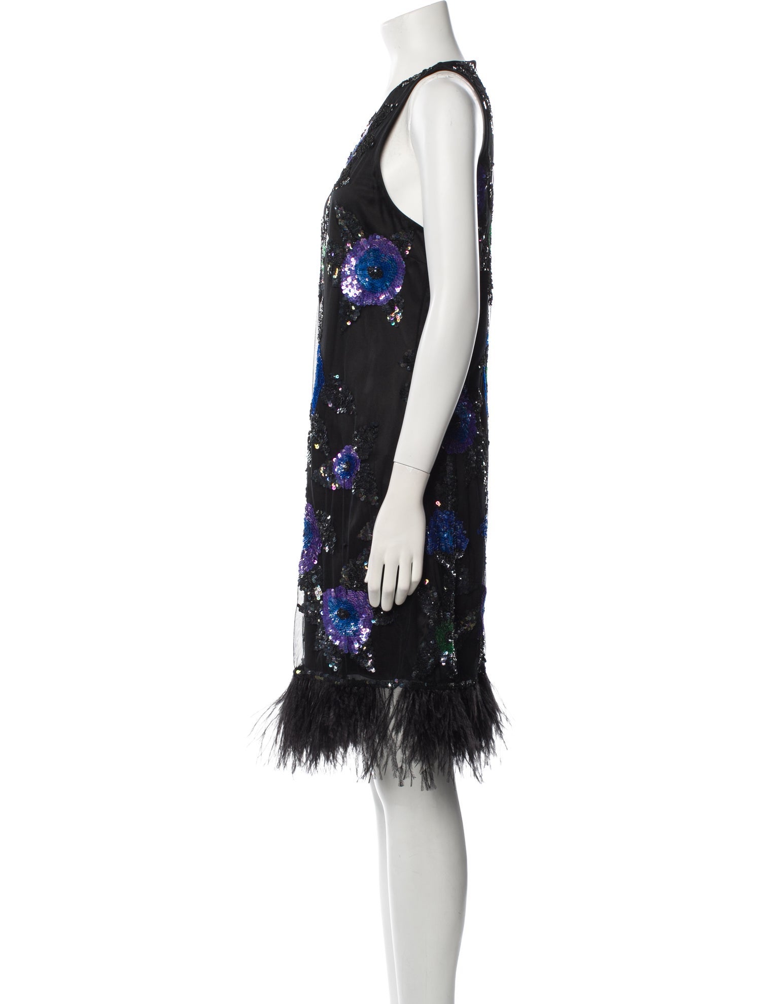 Emanuel Ungaro Mesh Mini Dress