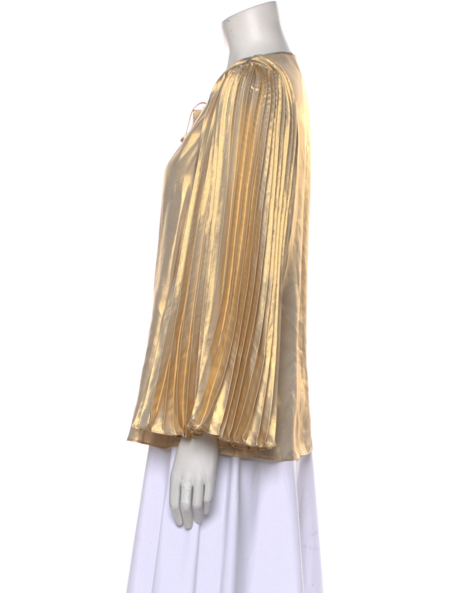 Emanuel Ungaro Tie Neck Long Sleeve Blouse