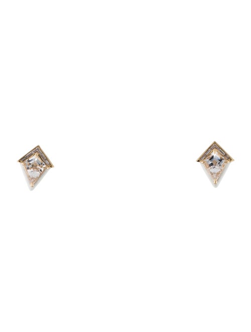 Emily P. Wheeler 18K Topaz & Diamond Twinkle Stud Earrings