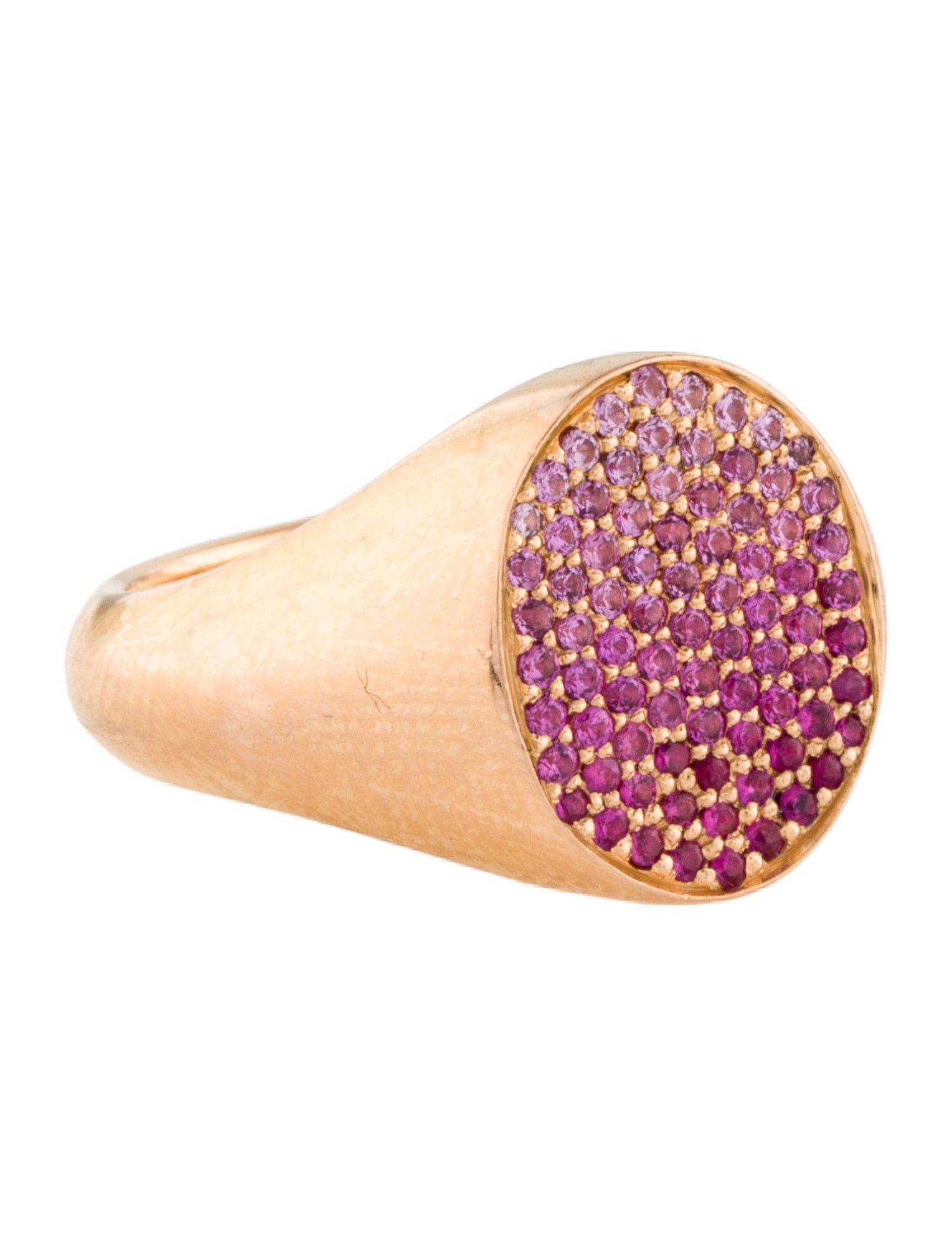 Emily P. Wheeler 18K Sapphire Ombre Signet Pinky Ring