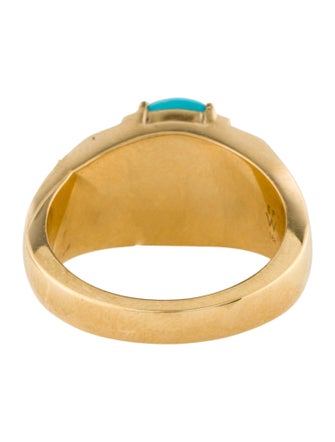 Emily P. Wheeler 18K Turquoise, Emerald & Diamond Cocktail Ring