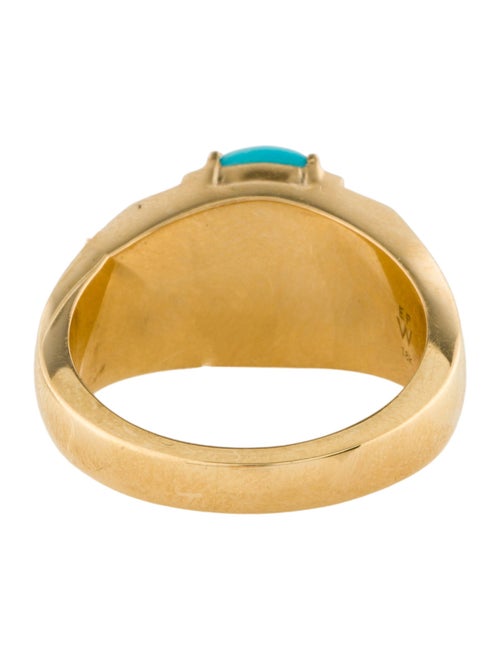 Emily P. Wheeler 18K Turquoise, Emerald & Diamond Cocktail Ring