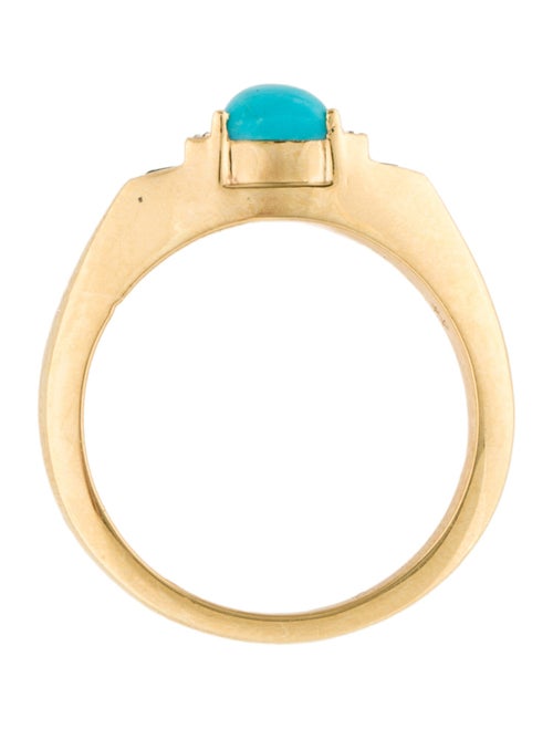 Emily P. Wheeler 18K Turquoise, Emerald & Diamond Cocktail Ring