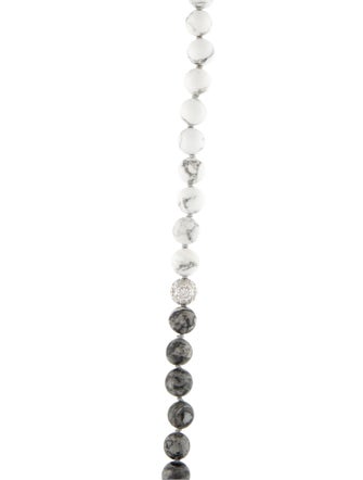 Emily P. Wheeler 18K Multistone, Ceramic & Diamond Bead Strand Necklace