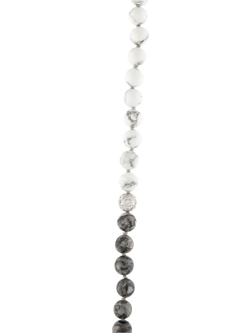 Emily P. Wheeler 18K Multistone, Ceramic & Diamond Bead Strand Necklace
