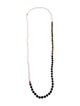 Emily P. Wheeler 18K Multi-Stone & Ceramic Enamel Bead Strand Necklace