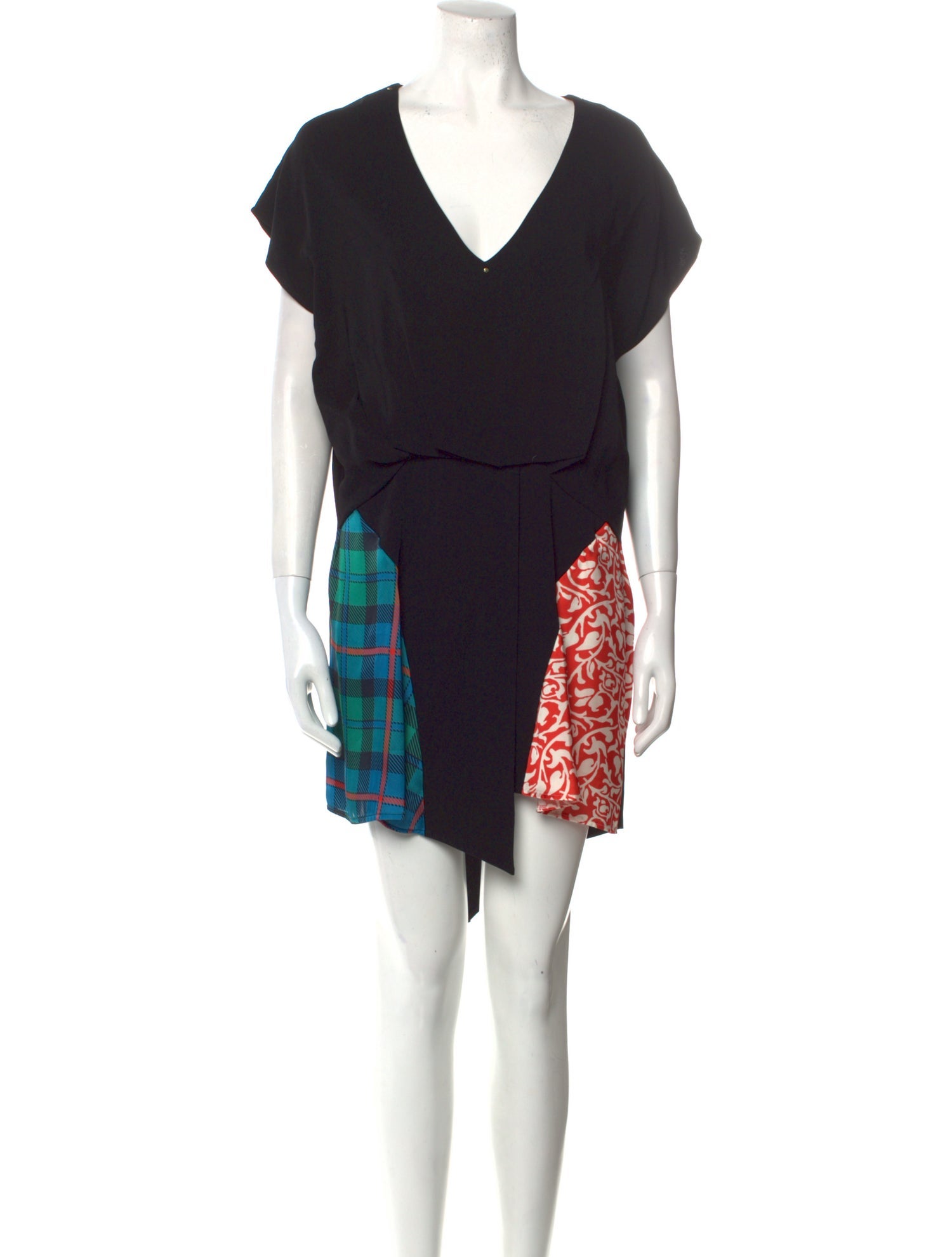 Esteban Cortazar Printed Knee-Length Dress