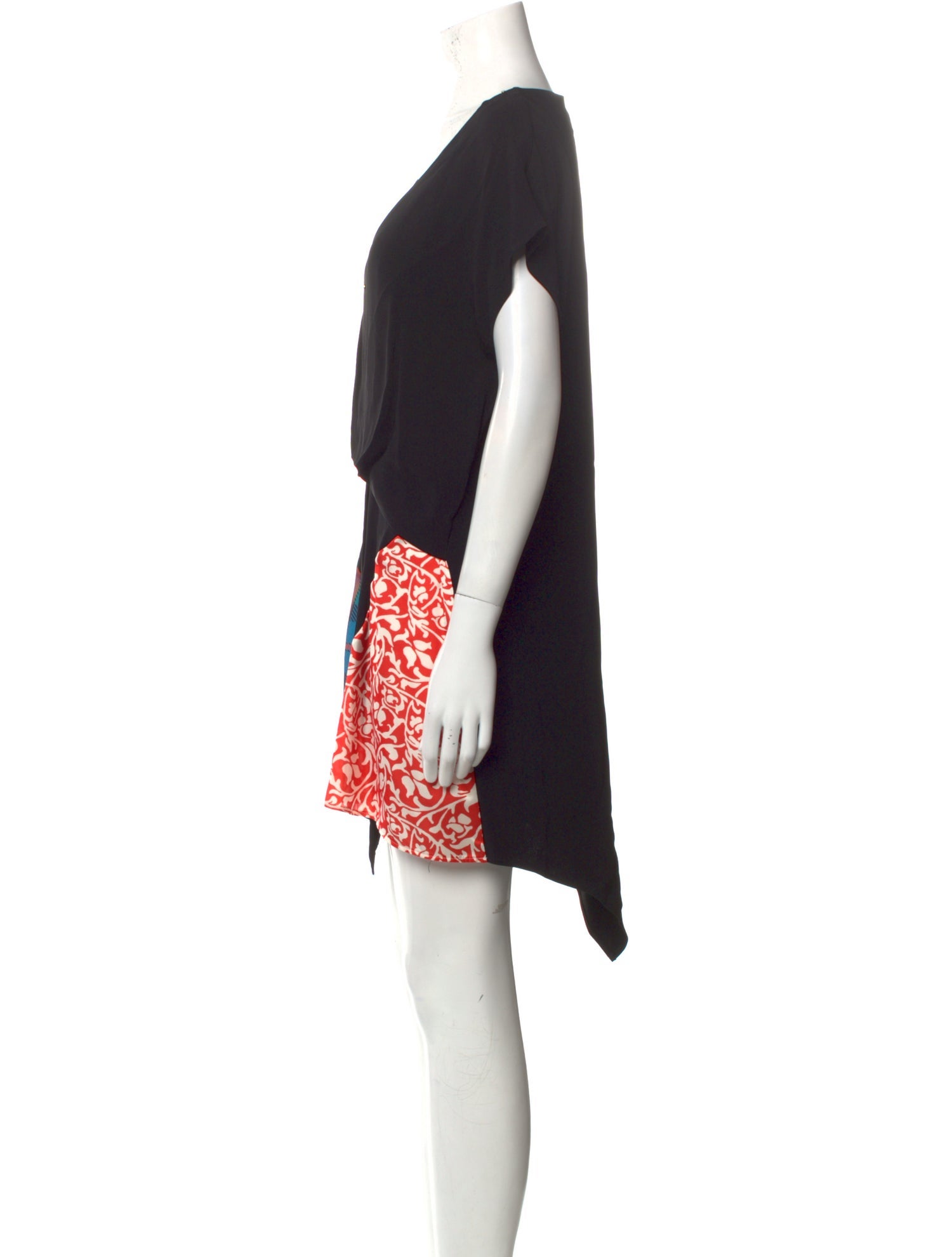 Esteban Cortazar Printed Knee-Length Dress