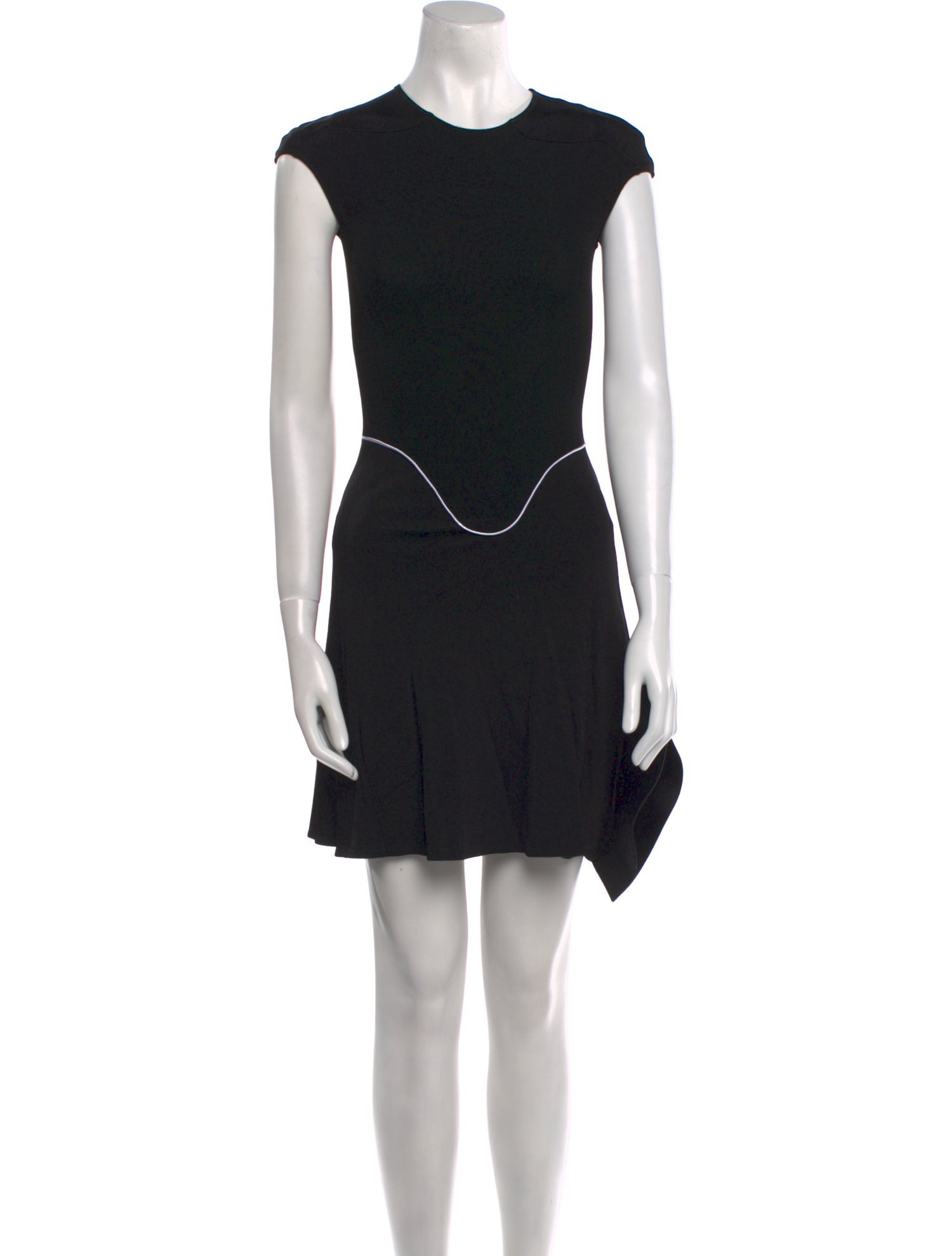 Esteban Cortazar Crew Neck Mini Dress