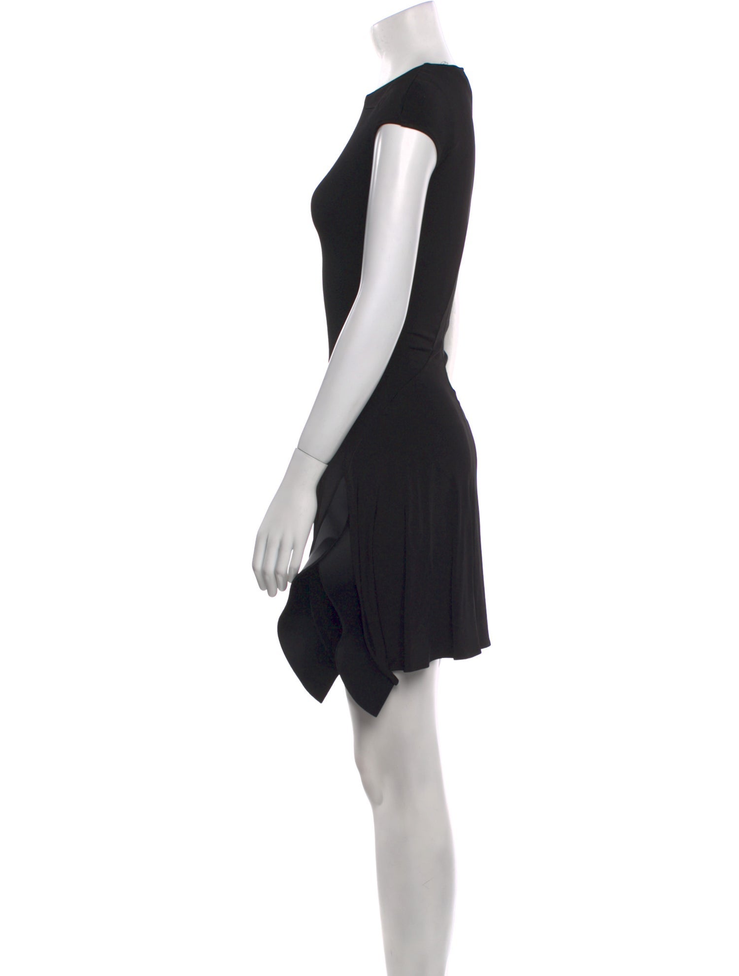 Esteban Cortazar Crew Neck Mini Dress