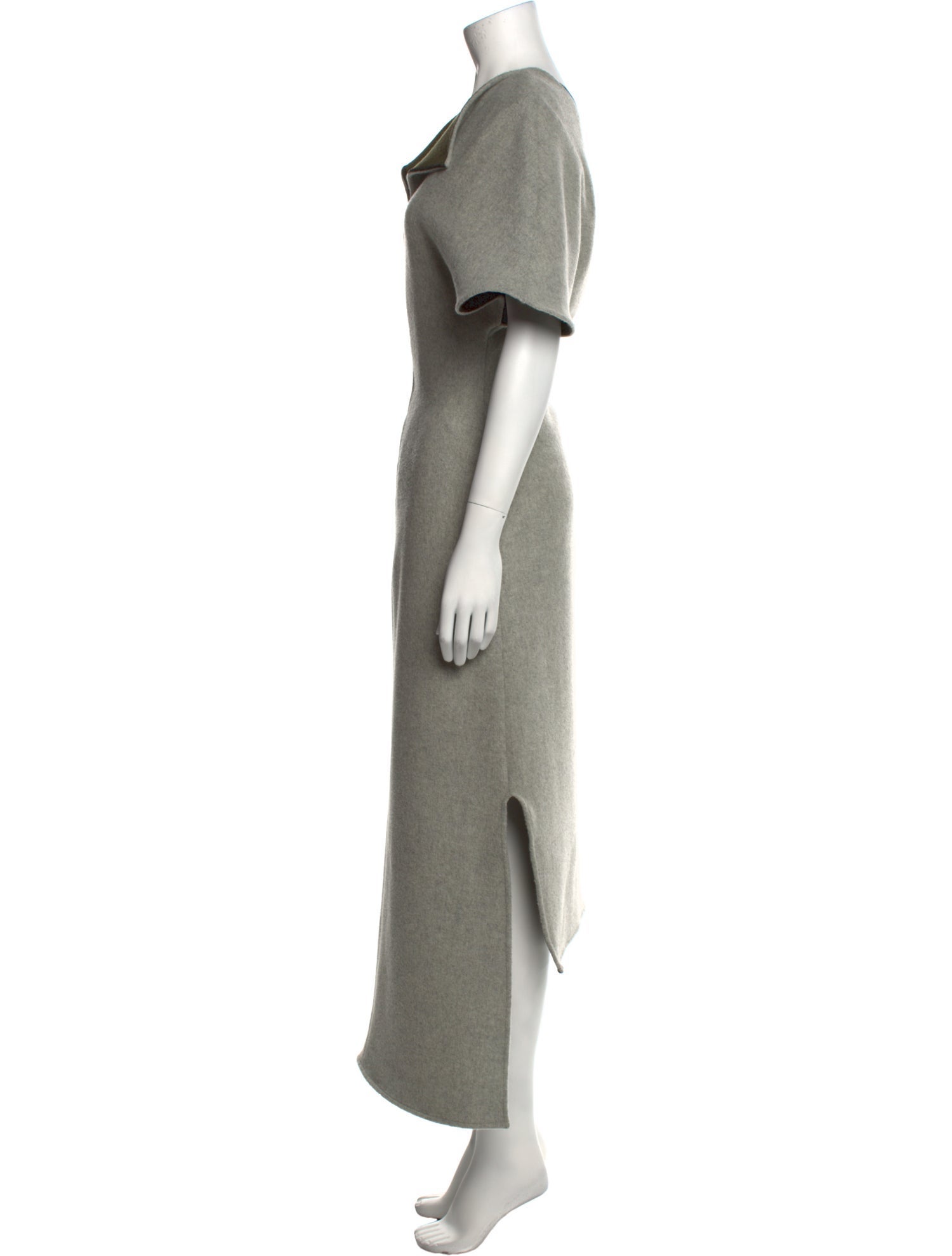 Esteban Cortazar V-Neck Long Dress