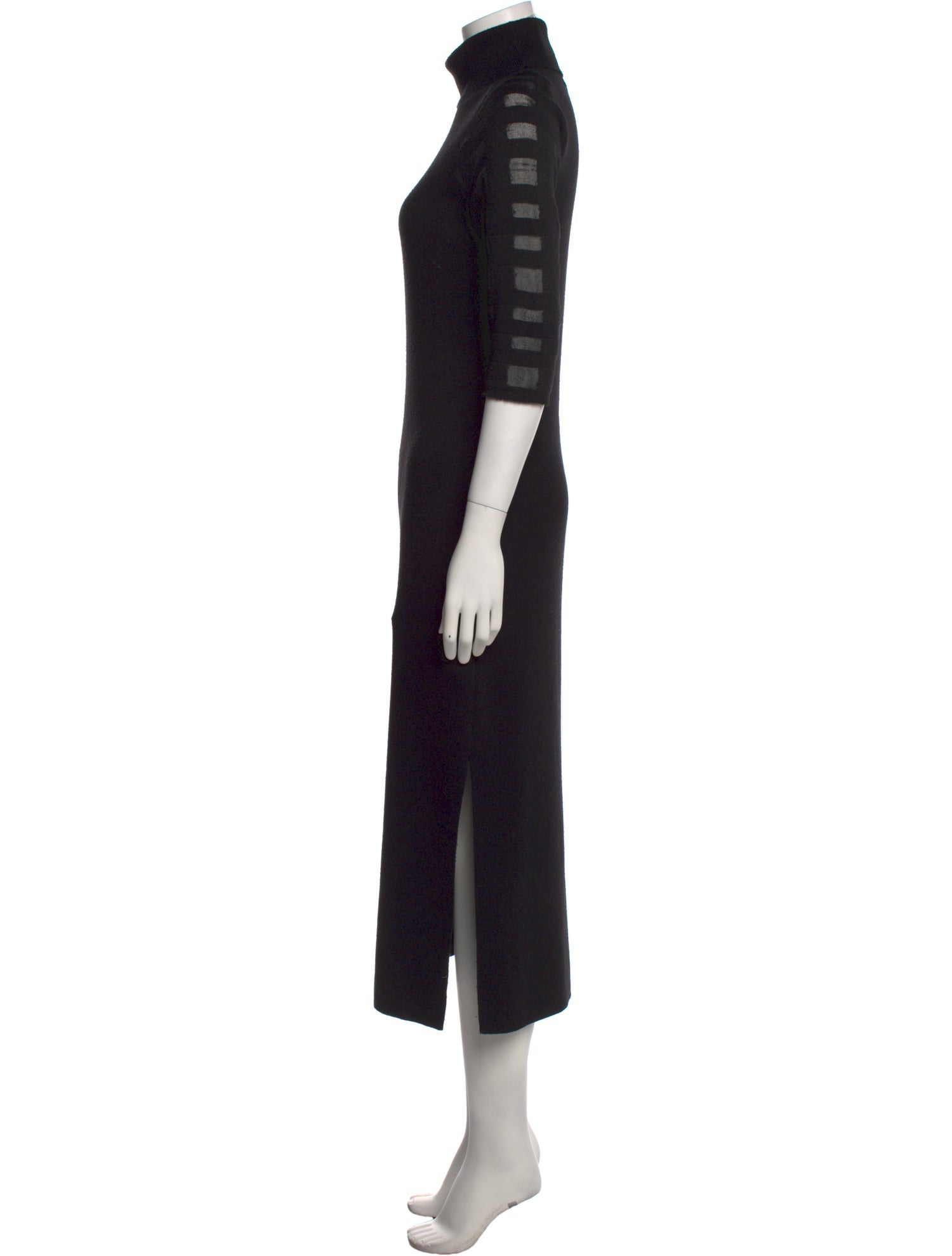 Esteban Cortazar Turtleneck Long Dress