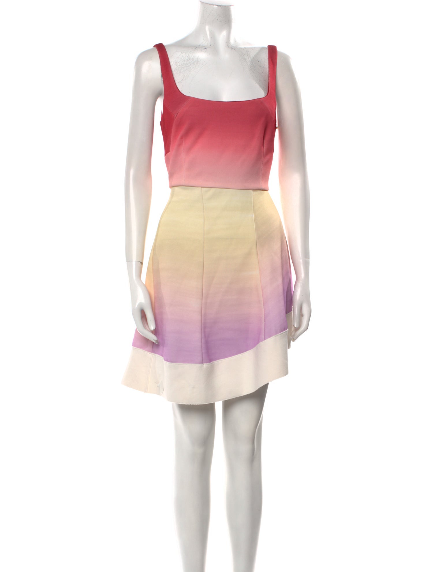 Esteban Cortazar Printed Mini Dress