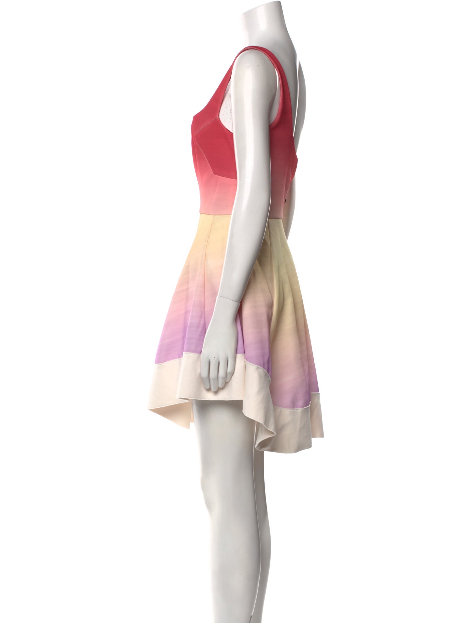 Esteban Cortazar Printed Mini Dress