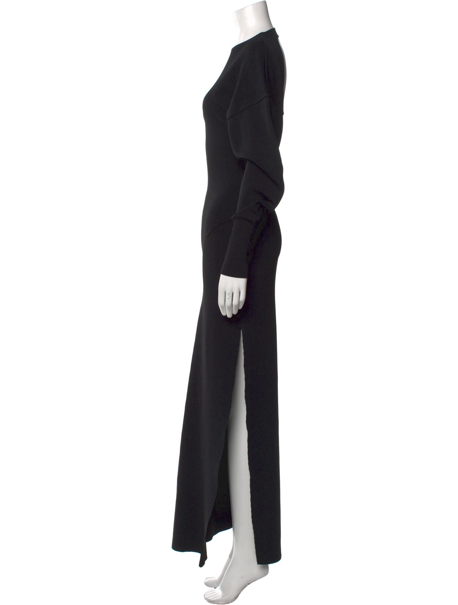 Esteban Cortazar Crew Neck Long Dress