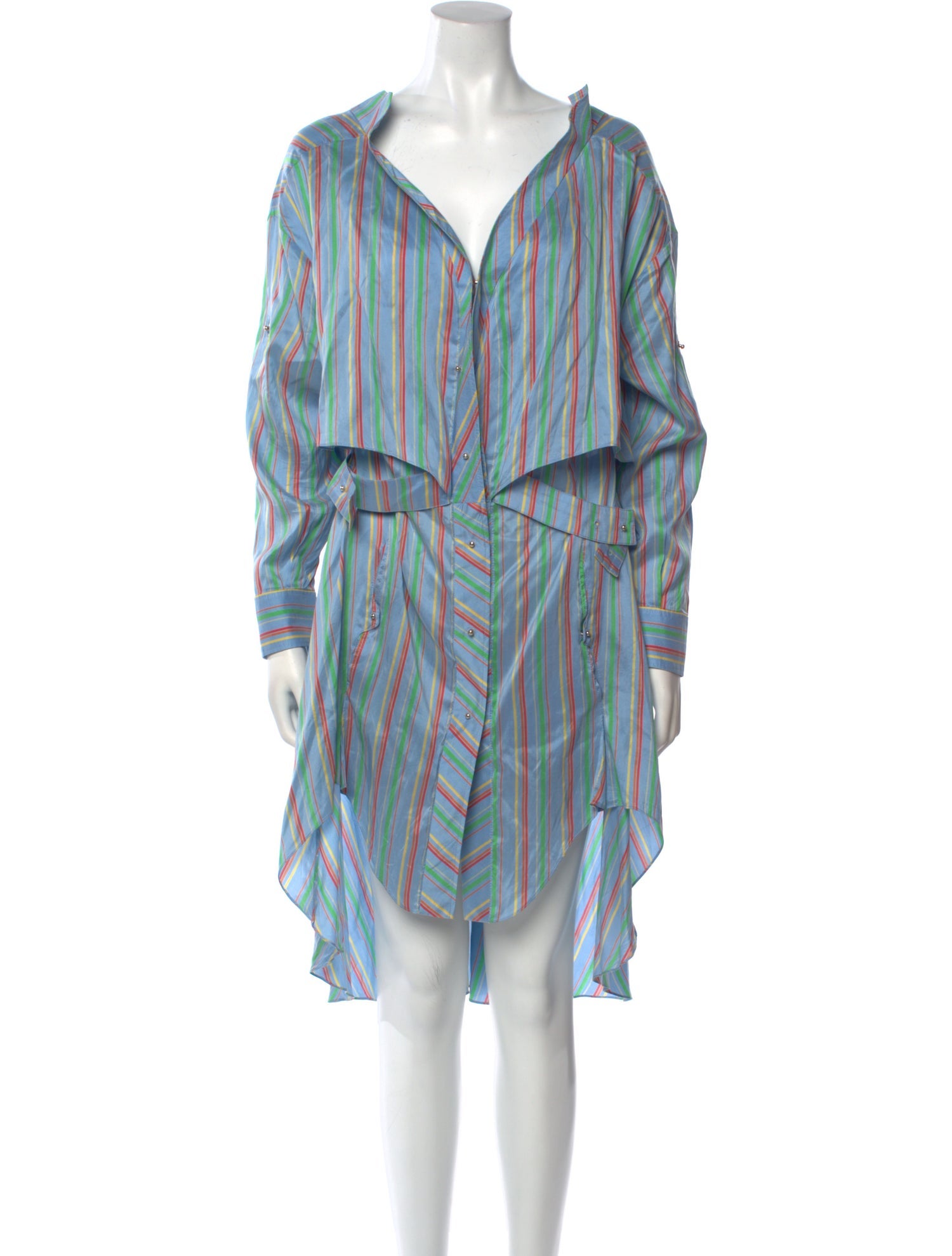 Esteban Cortazar Silk Knee-Length Dress