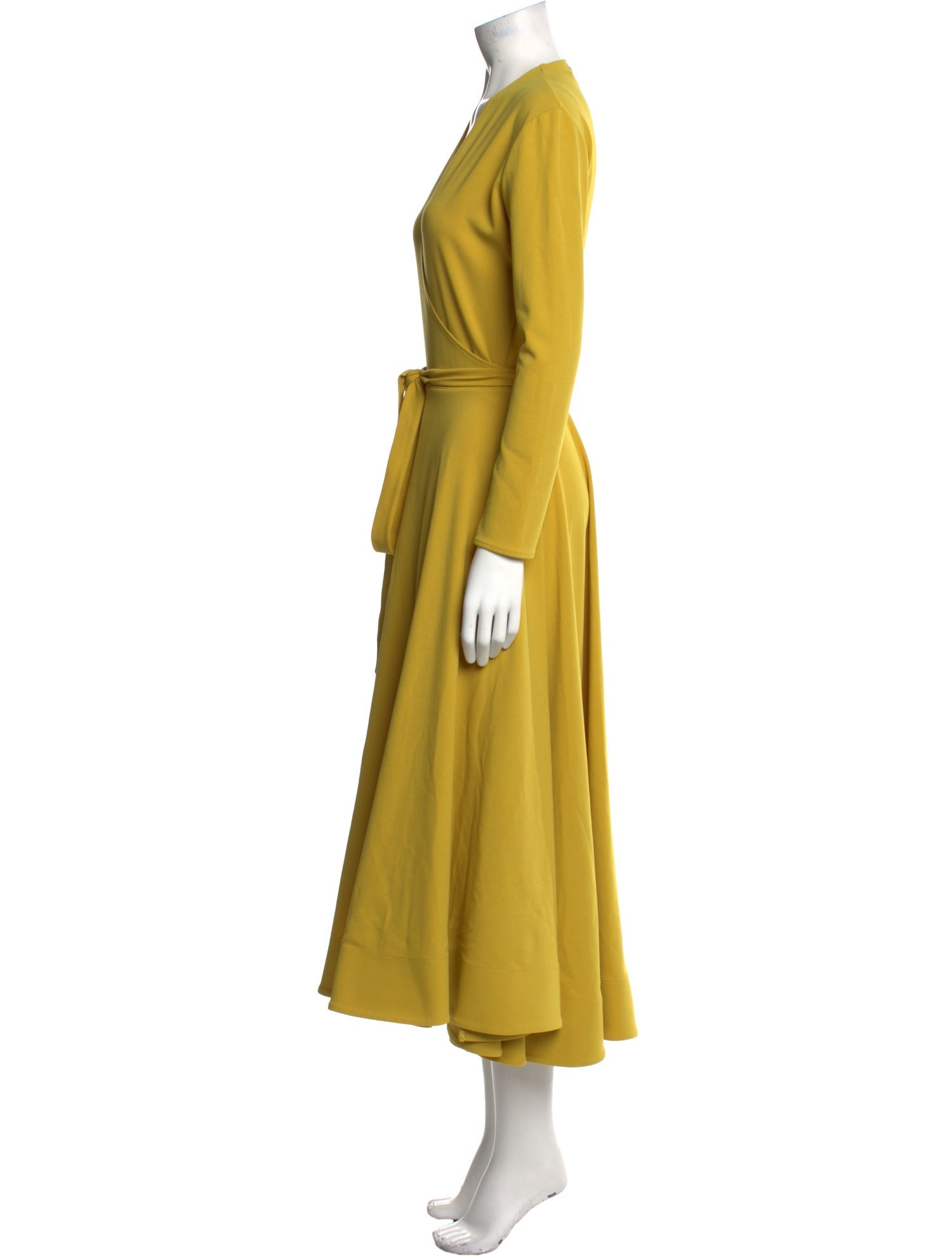 Esteban Cortazar V-Neck Long Dress