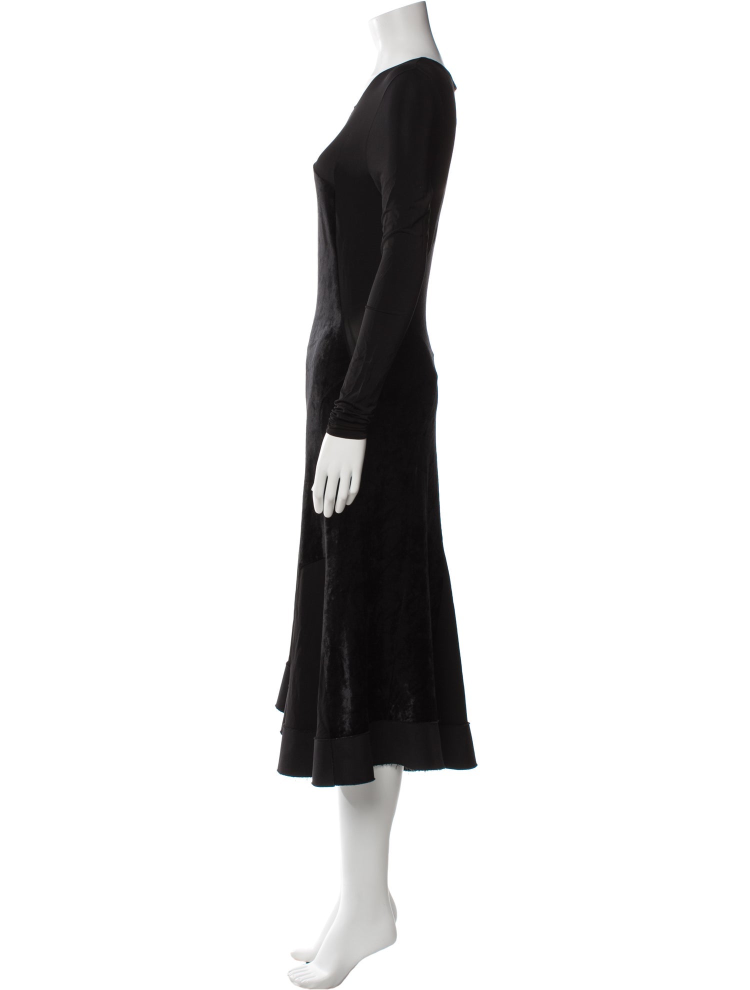Esteban Cortazar Crew Neck Midi Length Dress