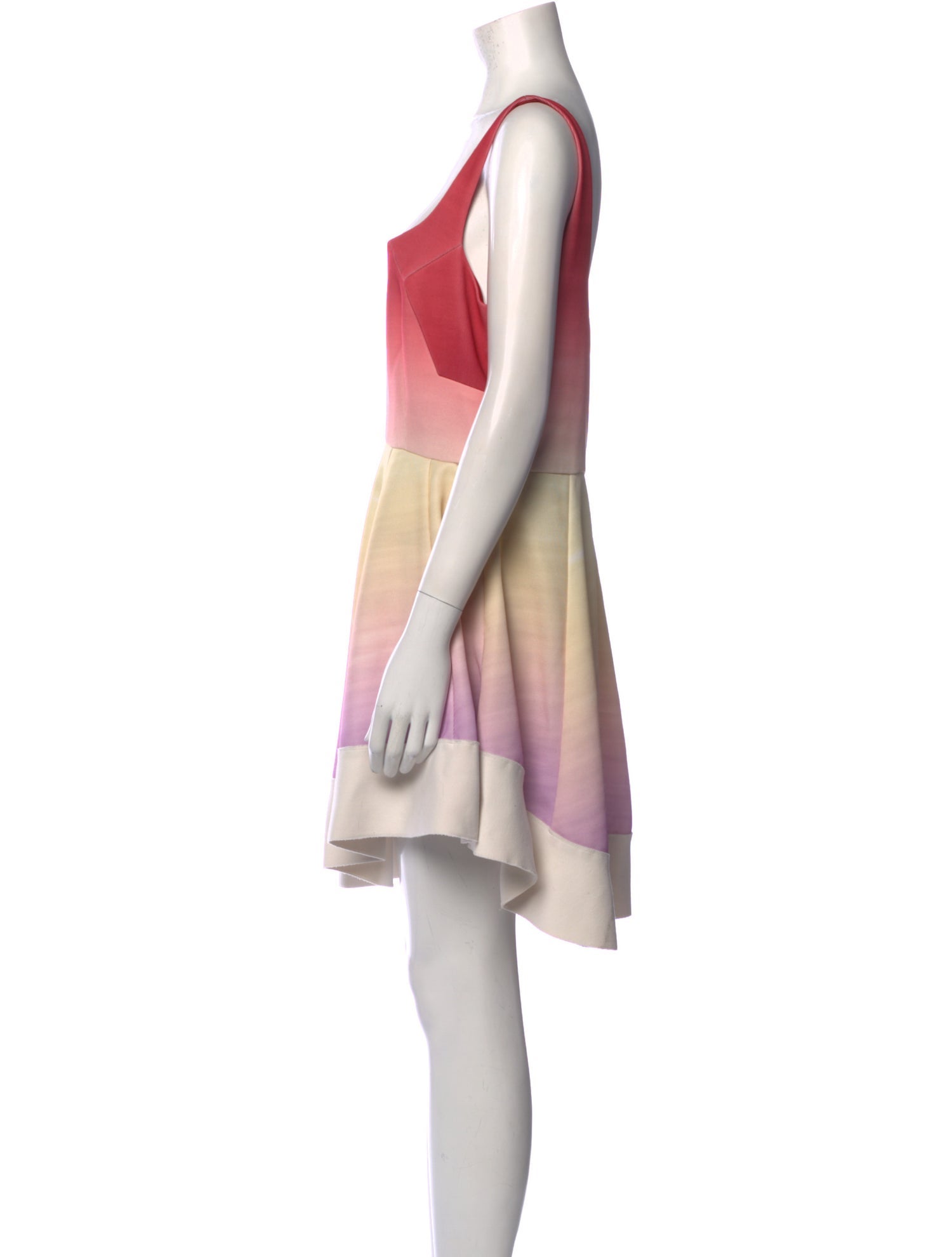 Esteban Cortazar Printed Mini Dress