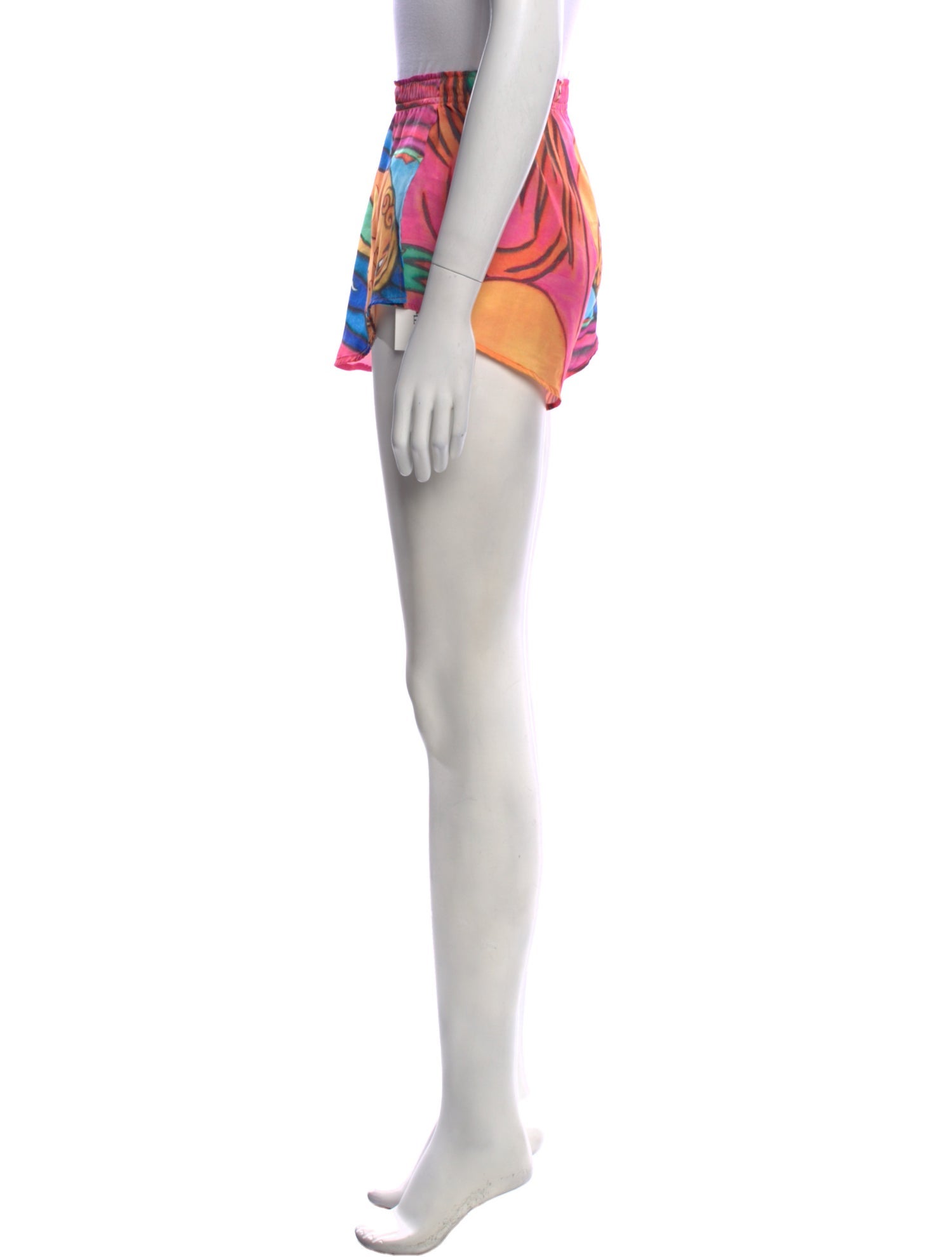 Esteban Cortazar Printed Mini Shorts