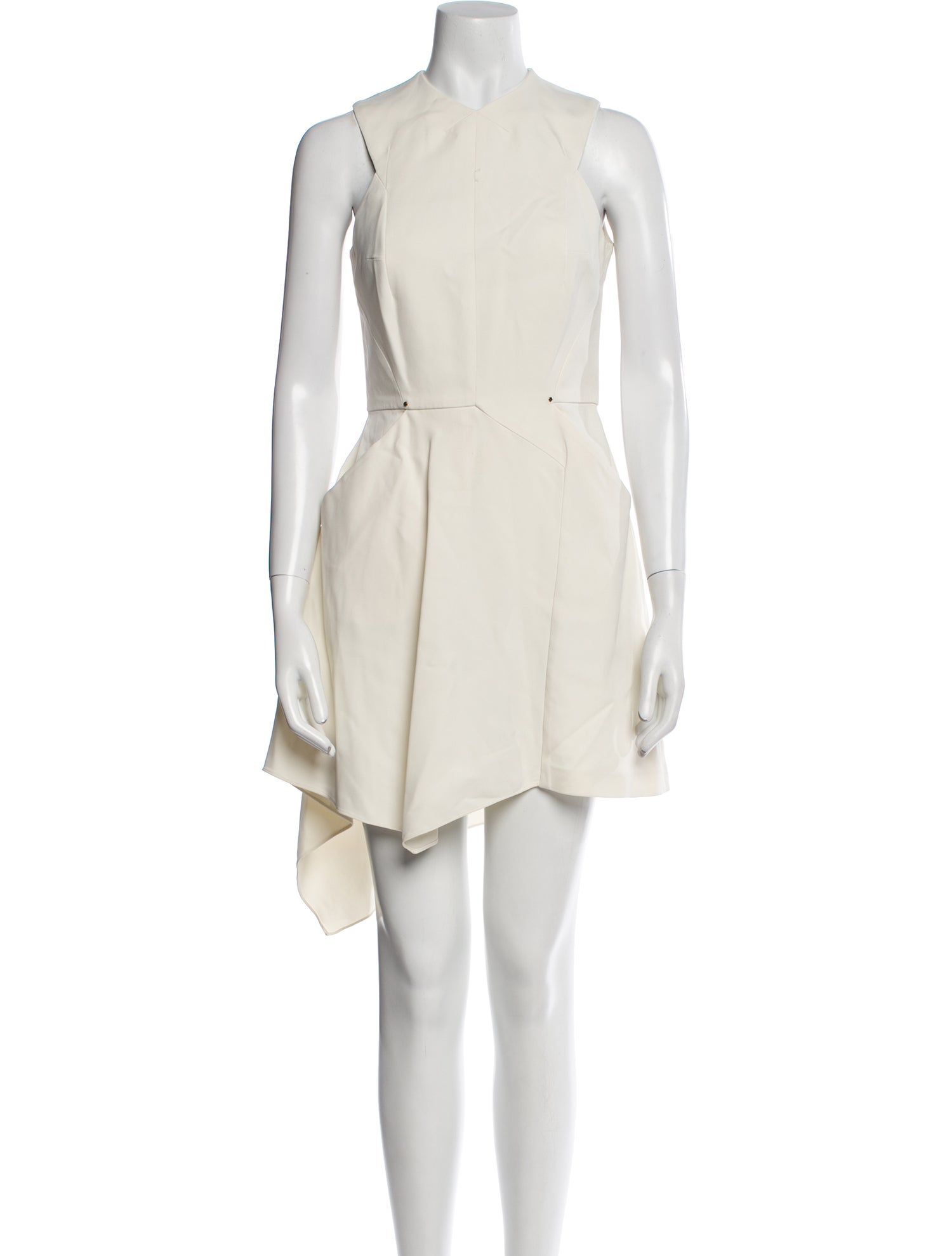 Esteban Cortazar Crew Neck Mini Dress