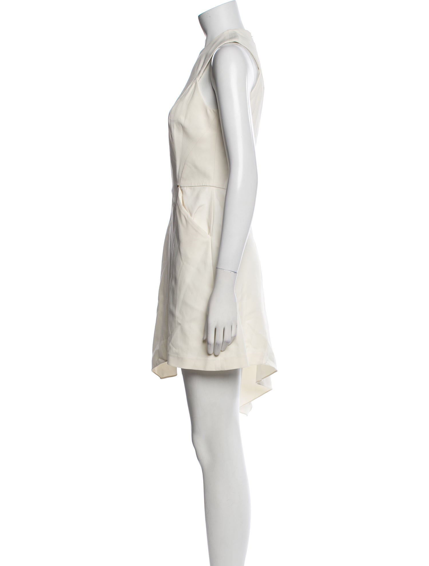 Esteban Cortazar Crew Neck Mini Dress