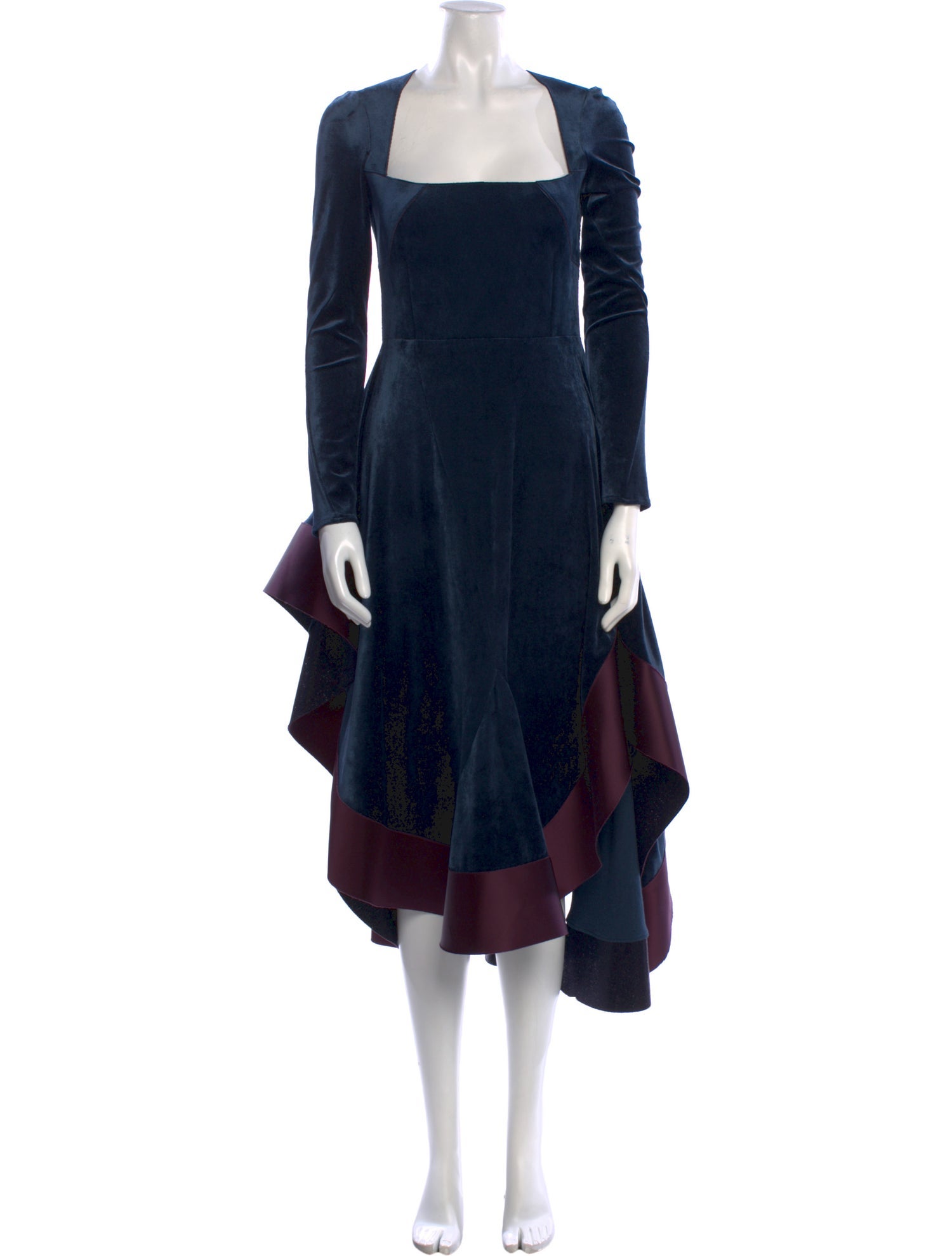 Esteban Cortazar Printed Midi Length Dress