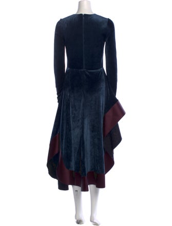 Esteban Cortazar Printed Midi Length Dress