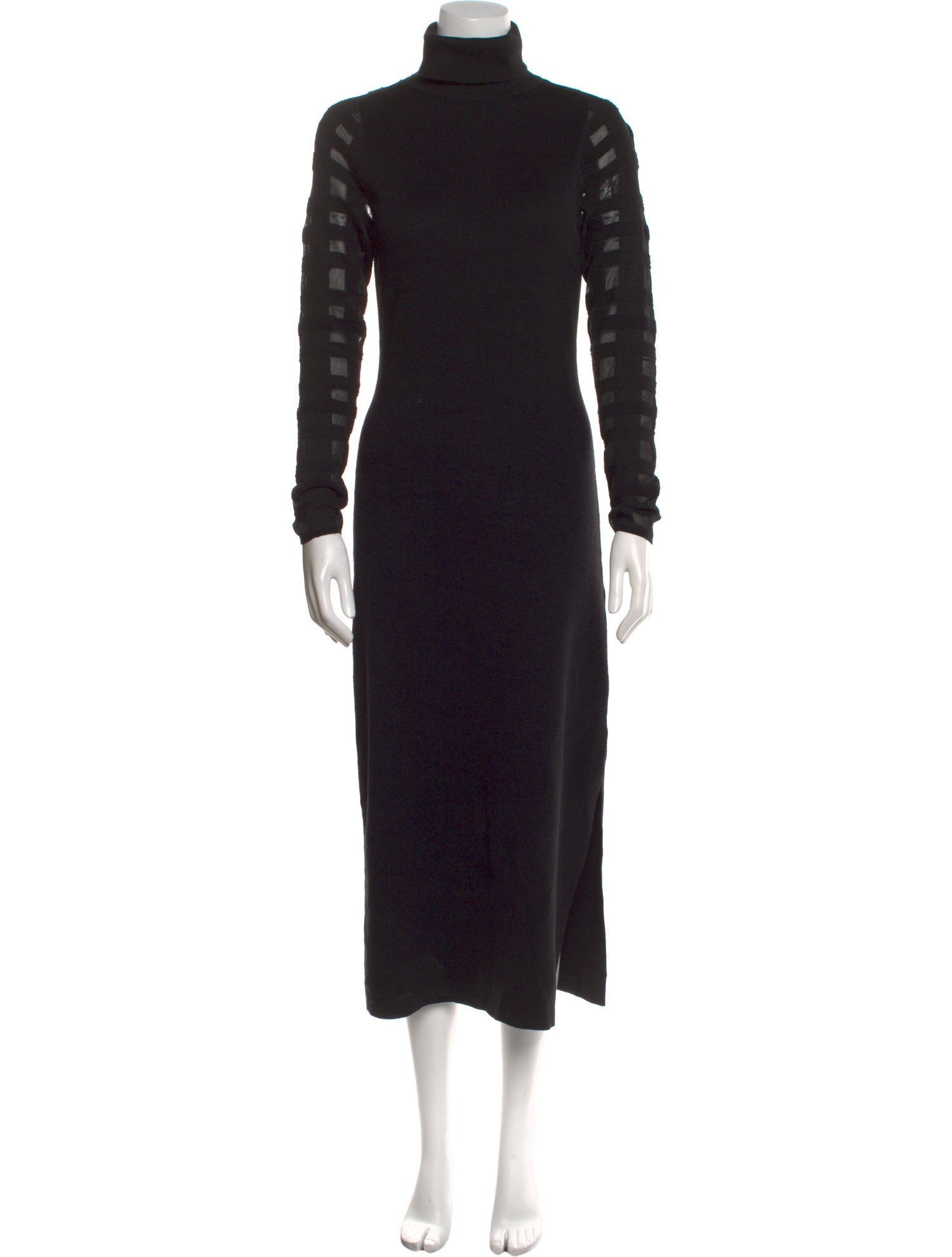Esteban Cortazar Turtleneck Long Dress