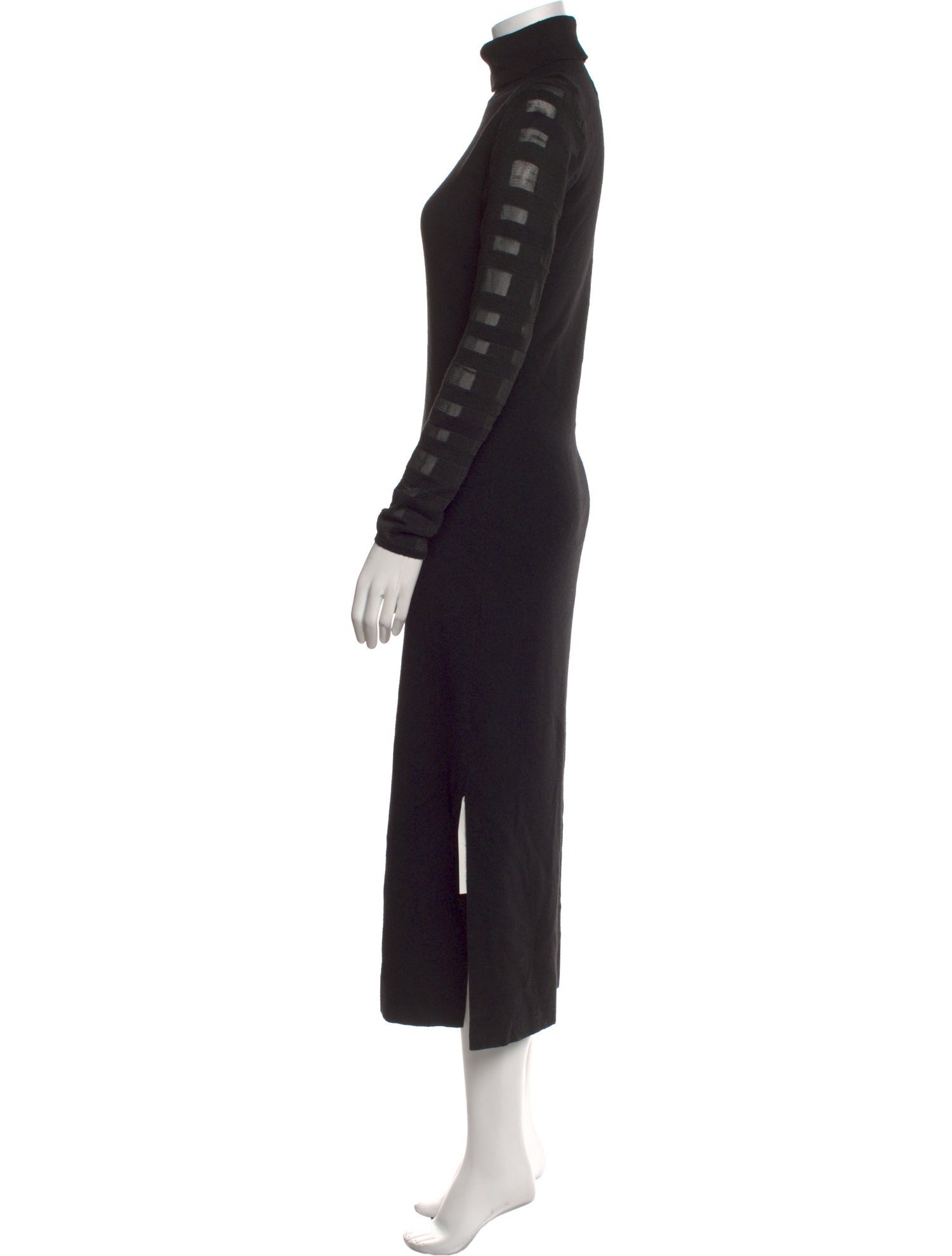 Esteban Cortazar Turtleneck Long Dress