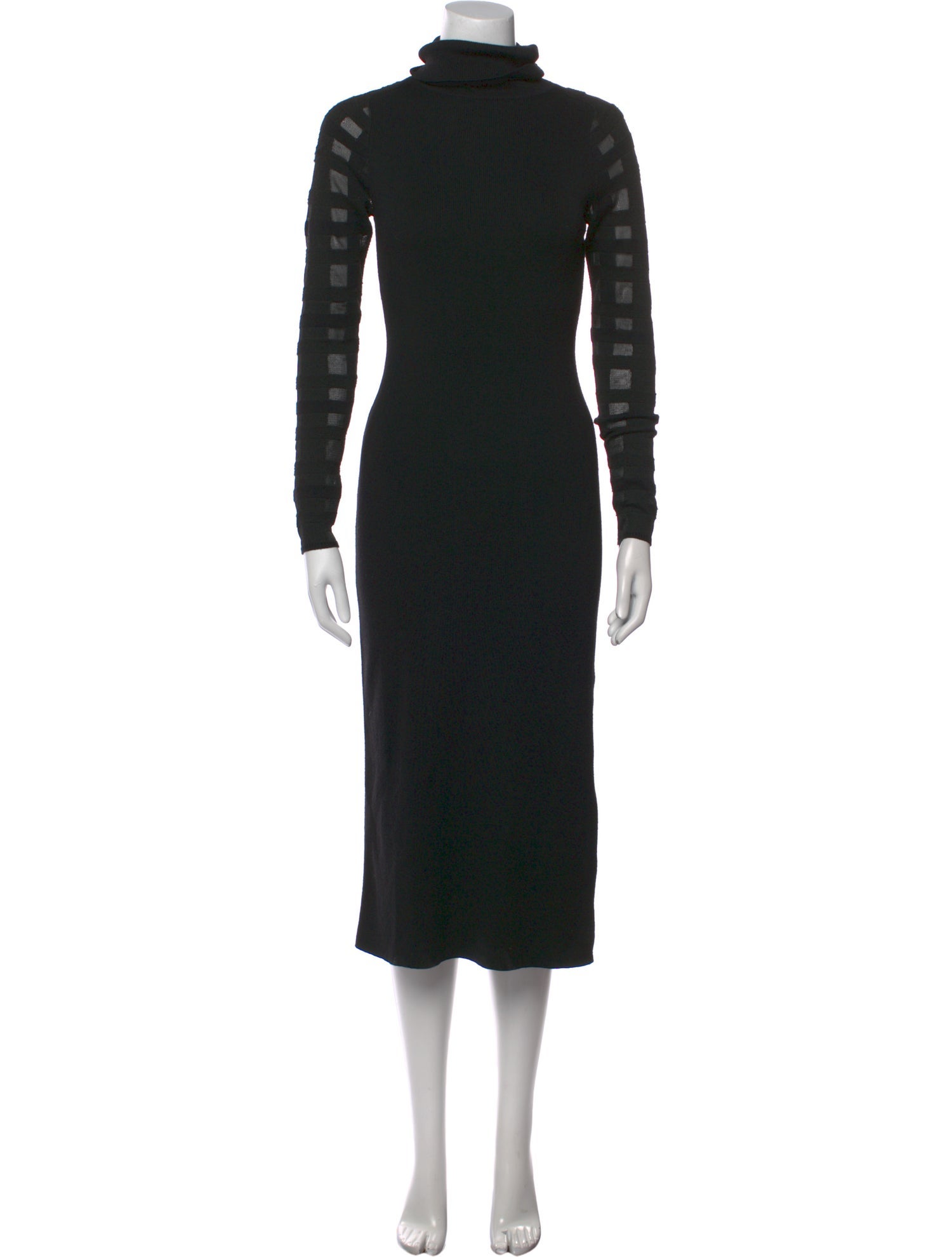 Esteban Cortazar Turtleneck Midi Length Dress