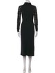 Esteban Cortazar Turtleneck Midi Length Dress