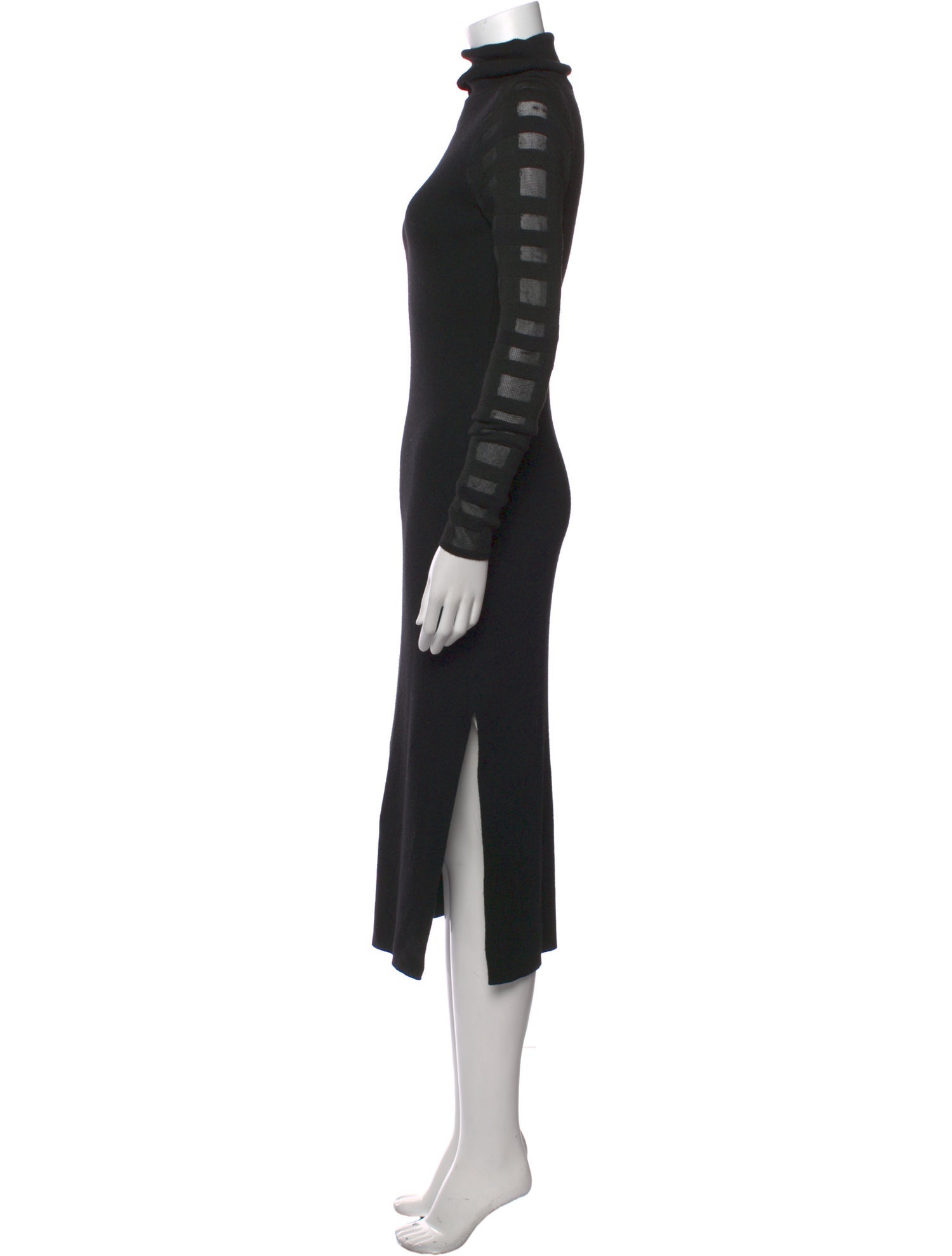 Esteban Cortazar Turtleneck Midi Length Dress