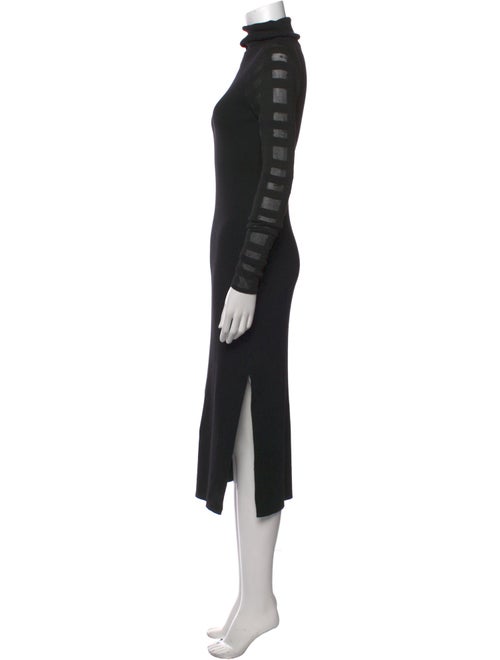 Esteban Cortazar Turtleneck Midi Length Dress