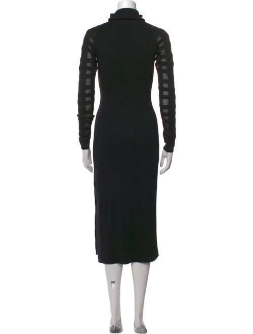 Esteban Cortazar Turtleneck Midi Length Dress