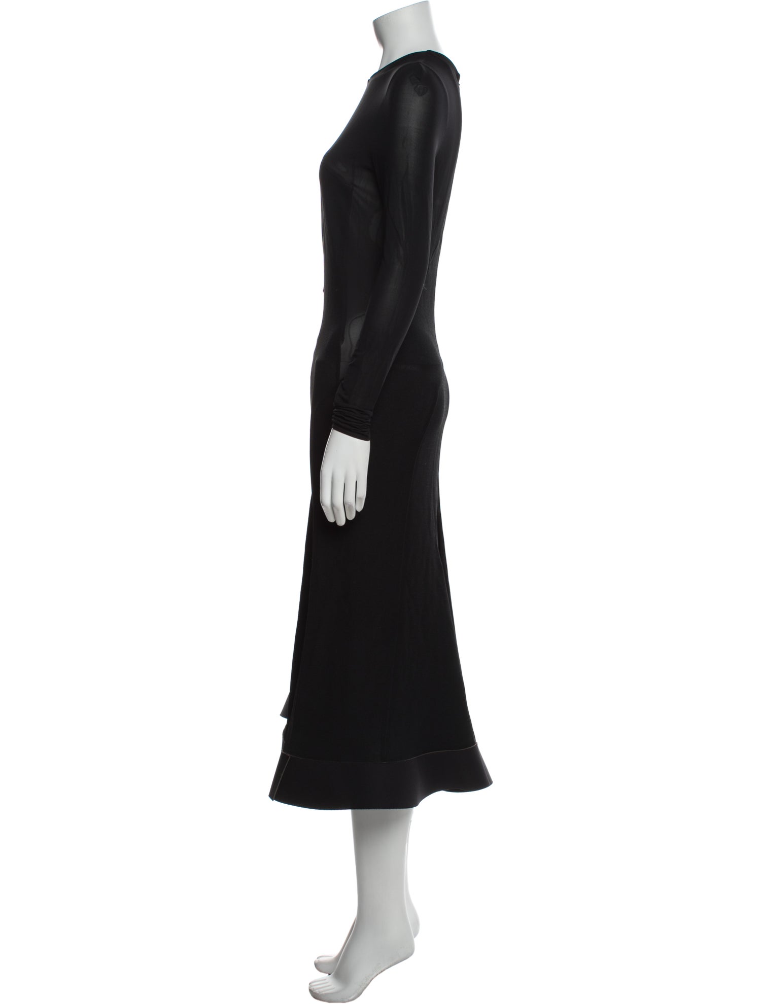 Esteban Cortazar Crew Neck Midi Length Dress