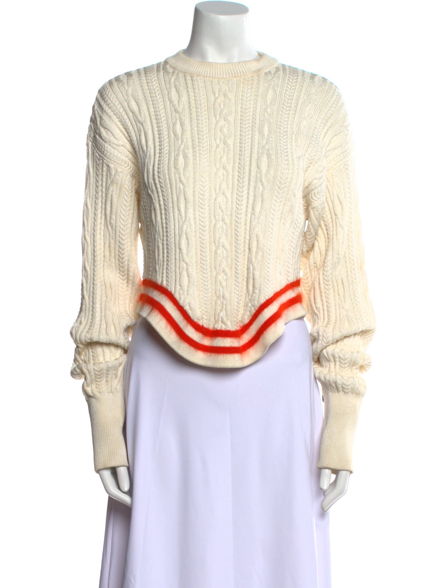 Esteban Cortazar Striped Mock Neck Sweater