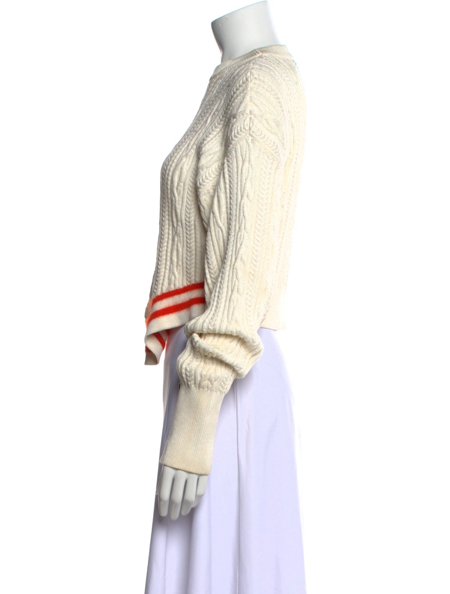 Esteban Cortazar Striped Mock Neck Sweater