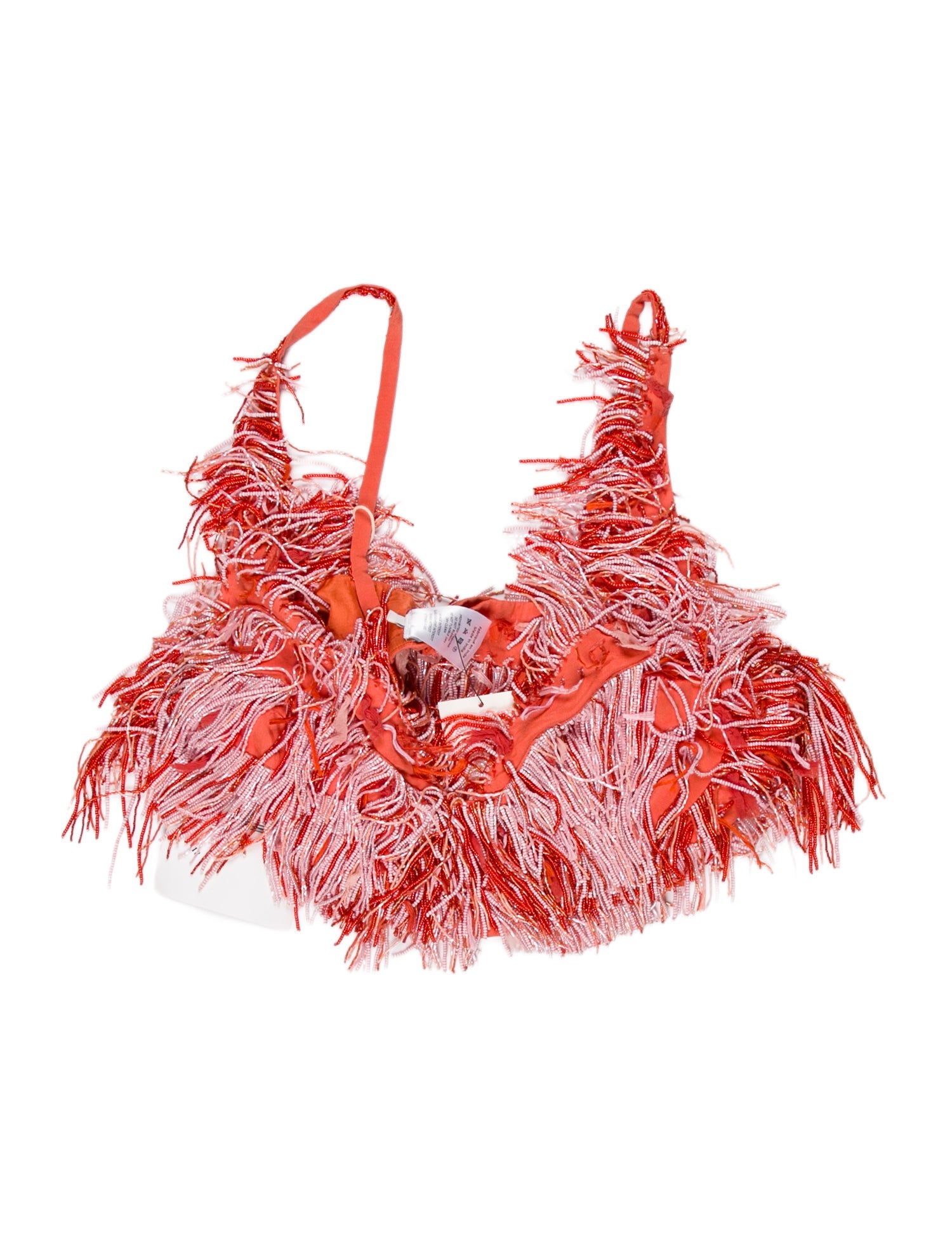 Esteban Cortazar Silk Paisley Print Crop Top